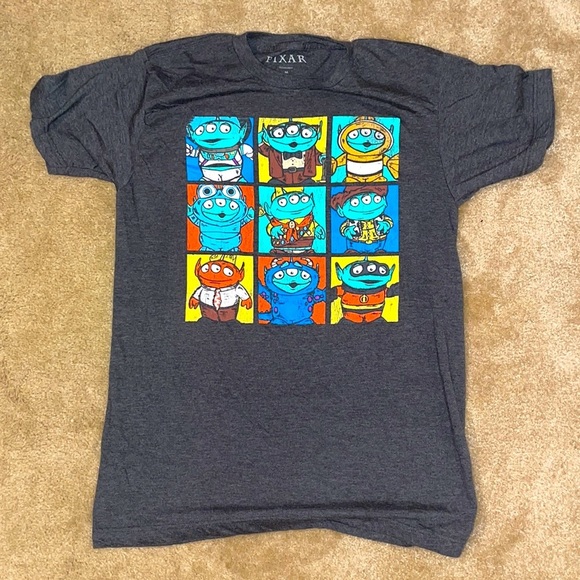 Pixar Other - Disney’s Pixar Toy Story Aliens T-Shirt - Size Medium - Dark Gray